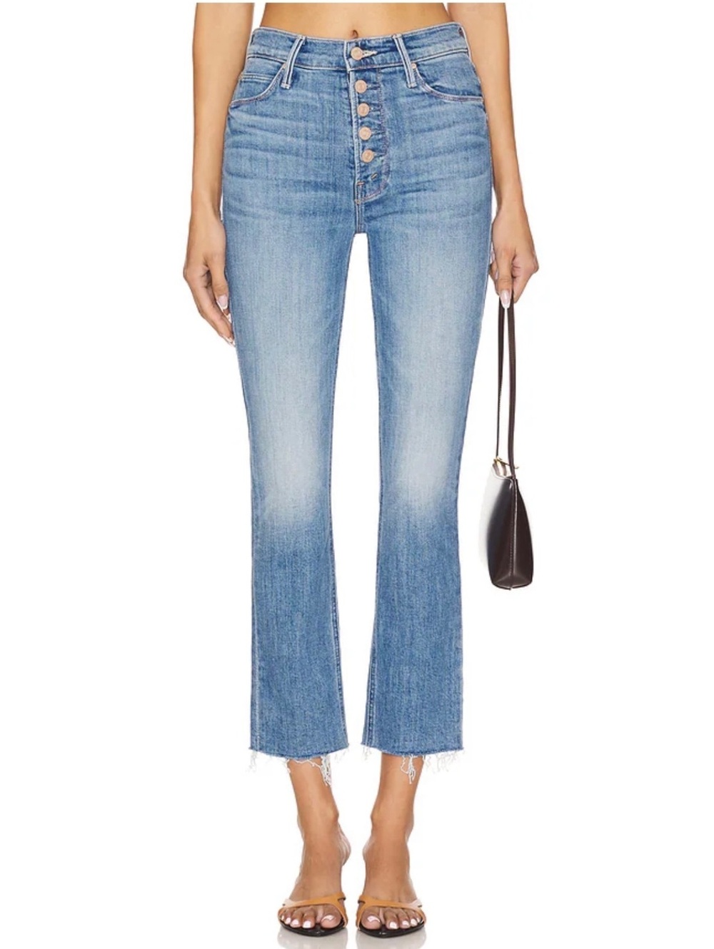 MOTHER The Pixie Dazzler Ankle Fray Jeans | Sz. 28